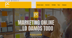 Desktop Screenshot of pixelcero.com